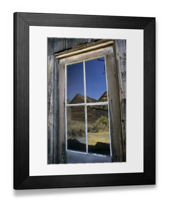 Framed Print : USA, California, reflection in old mining town of Bodie Framed Print : USA, California, reflection in old mining town of Bodie