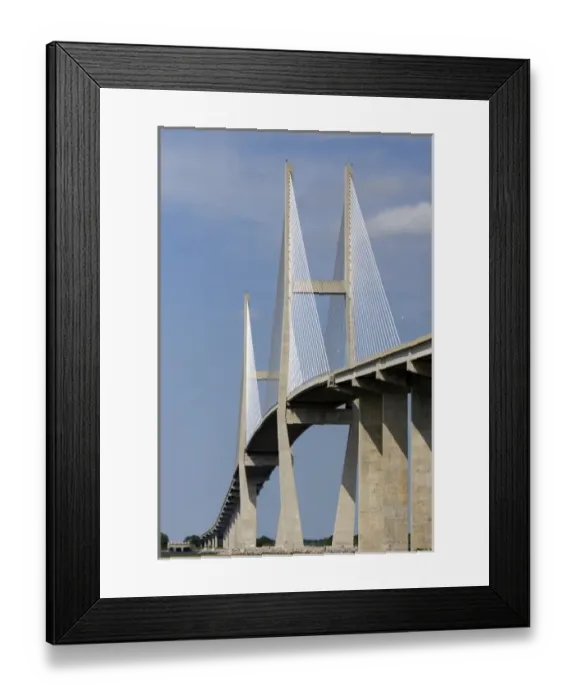Framed Print : The Sidney Lanier Bridge at Brunswick, Georgia Framed Print : The Sidney Lanier Bridge at Brunswick, Georgia