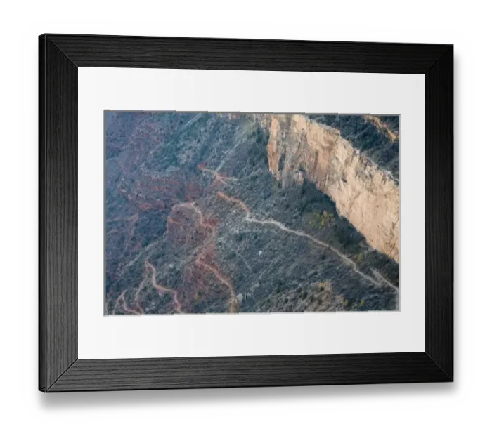 Framed Print : AZ, Arizona, Grand Canyon National Park, South Rim, Bright Angel Trail, from Framed Print : AZ, Arizona, Grand Canyon National Park, South Rim, Bright Angel Trail, from