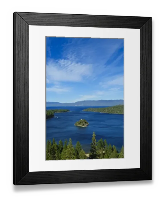 Framed Print : USA, California, Lake Tahoe scenic