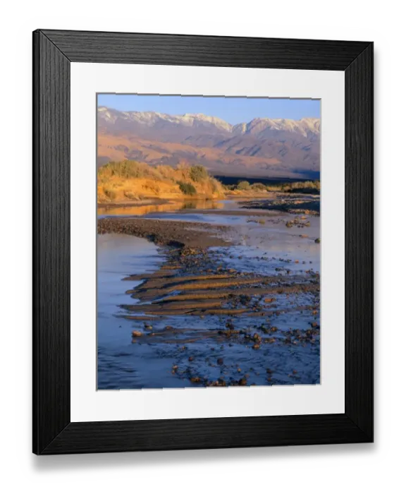 Framed Print : Death Valley National Park, California. USA. Amargosa River & Panamint Range at sunrise Framed Print : Death Valley National Park, California. USA. Amargosa River & Panamint Range at sunrise