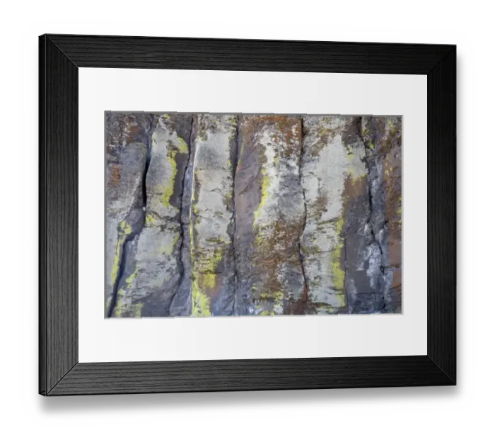 Framed Print : WA, George, Frenchman Coulee, Columnar basalt formation Framed Print : WA, George, Frenchman Coulee, Columnar basalt formation