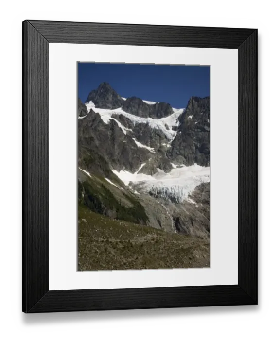 Framed Print : WA, Mt. Baker Wilderness, Mt. Shuksan from Lake Ann Framed Print : WA, Mt. Baker Wilderness, Mt. Shuksan from Lake Ann