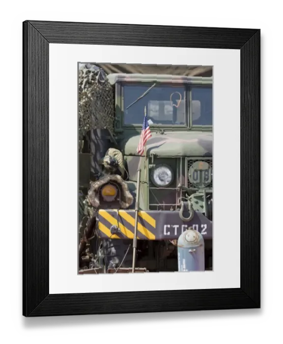 Framed Print : WA, Arlington, Arlington Fly-in, World War II military show