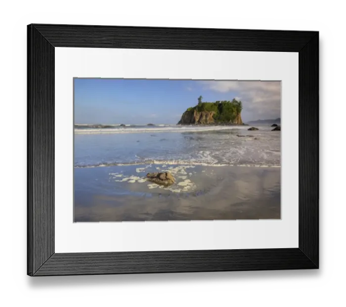 Framed Print : USA, Washington, Olympic National Park, Ruby Beach, Shoreline and Abbey Island Framed Print : USA, Washington, Olympic National Park, Ruby Beach, Shoreline and Abbey Island
