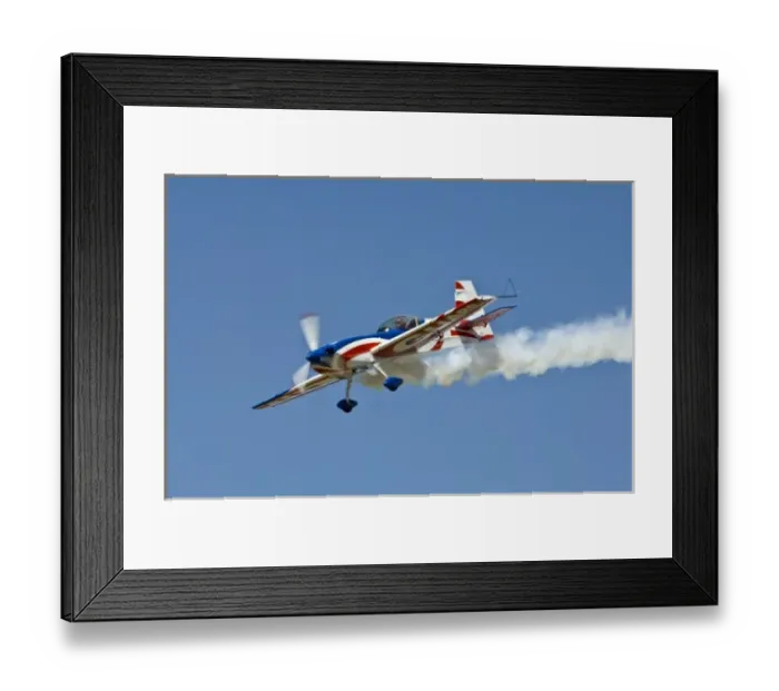 Framed Print : Staudacher 300 S, Air National Guard Aerobatic custom built airplane flown by John Klatt