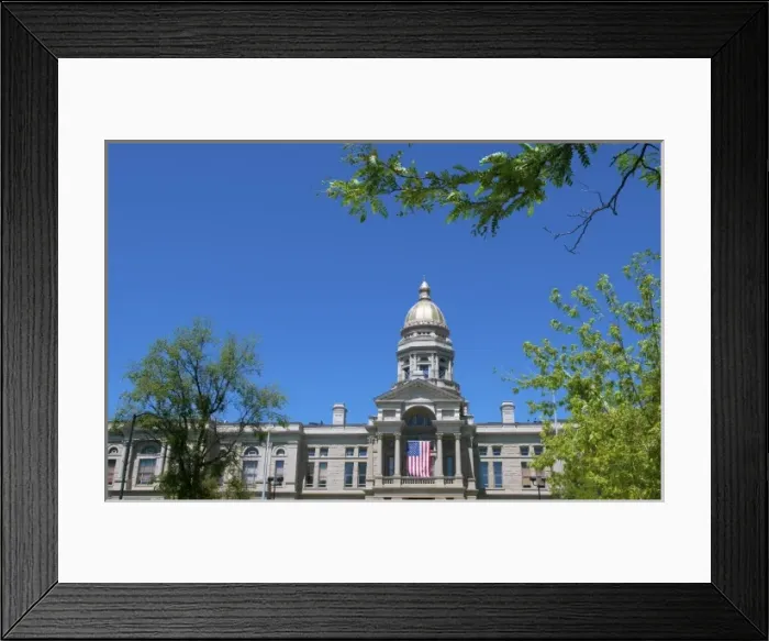 Framed Print : Capitol Building ofCheyenne Wyoming government dome State Capitol Framed Print : Capitol Building ofCheyenne Wyoming government dome State Capitol