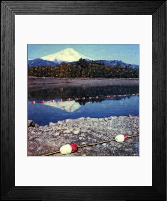 Framed Print : USA, Washington, Mount Baker. Mt. Baker as seen from Baker Lake. Polaroid SX70 Manipulation Framed Print : USA, Washington, Mount Baker. Mt. Baker as seen from Baker Lake. Polaroid SX70 Manipulation