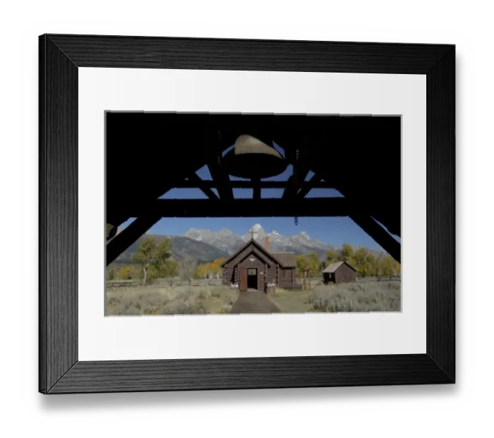 Framed Print : Chapel of Transfiguration, Grand Teton NP, Wyoming Framed Print : Chapel of Transfiguration, Grand Teton NP, Wyoming