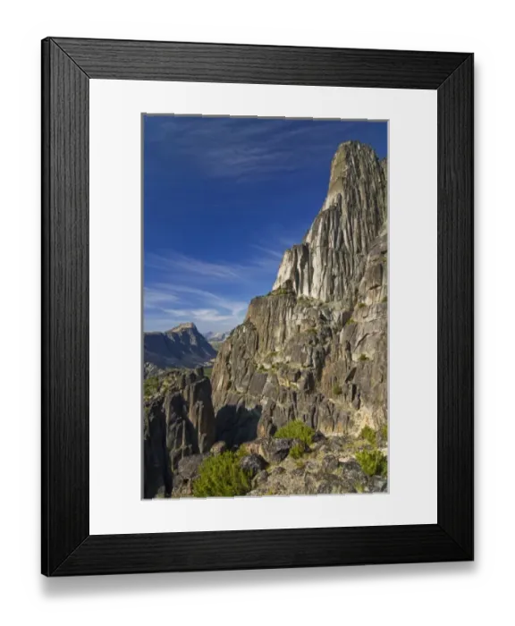 Framed Print : USA, Washington, North Cascades. A striking view of Cathedral Peaks Southeast Buttress Framed Print : USA, Washington, North Cascades. A striking view of Cathedral Peaks Southeast Buttress
