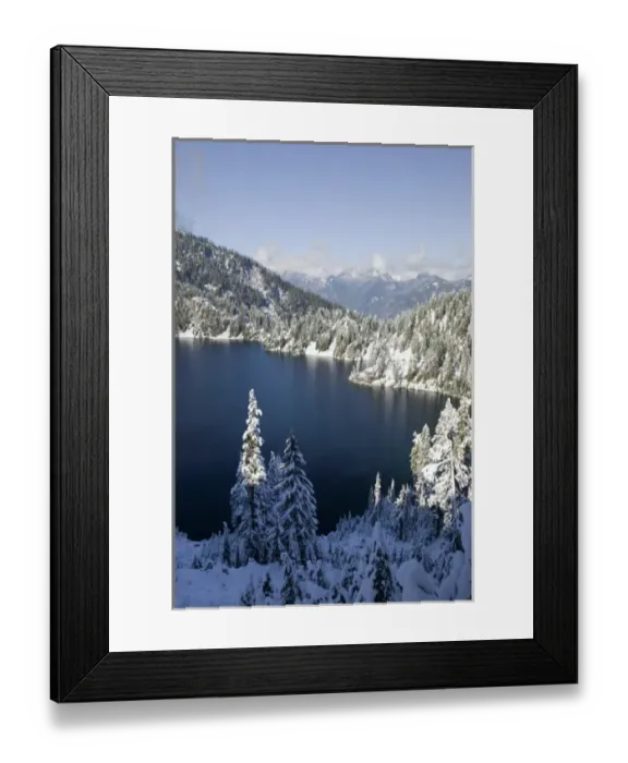 Framed Print : WA, Alpine Lakes Wilderness, Snow Lake Framed Print : WA, Alpine Lakes Wilderness, Snow Lake