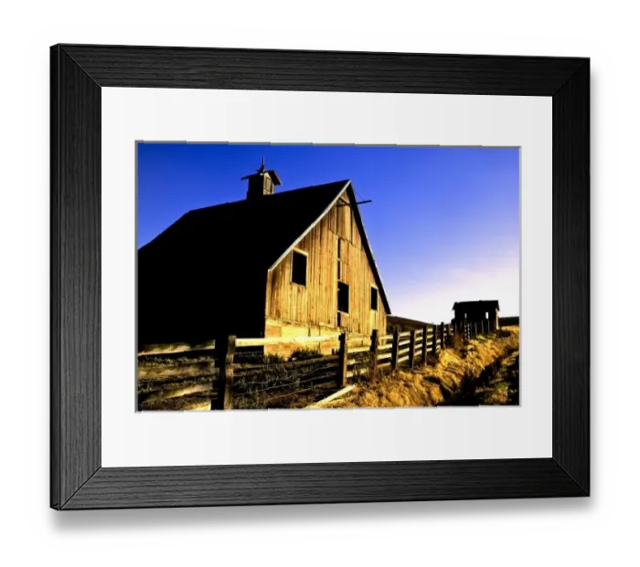 Framed Print : USA, Washington, Walla Walla, barn Framed Print : USA, Washington, Walla Walla, barn