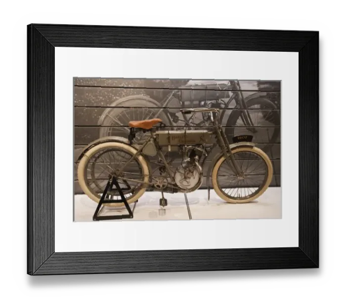 Framed Print : Milwaukee, Wisconsin. Harley Davidson Muesum