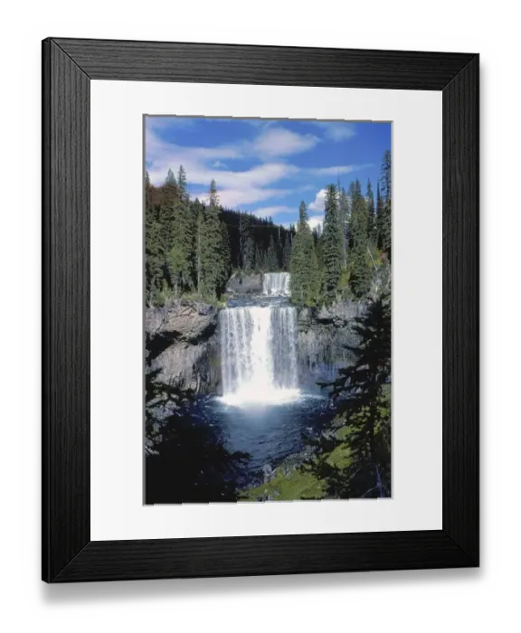 Framed Print : USA, Wyoming, Yellowstone NP, Colonade Falls