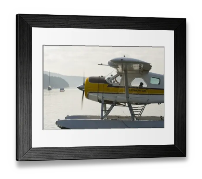 Framed Print : USA, Wa, San Juan Islands. Float planes superb transport mode Framed Print : USA, Wa, San Juan Islands. Float planes superb transport mode