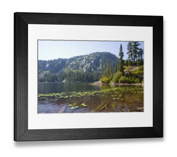 Framed Print : WA, Alpine Lakes Wilderness, Lake Dorothy, large alpine lake surrounded by old forest Framed Print : WA, Alpine Lakes Wilderness, Lake Dorothy, large alpine lake surrounded by old forest