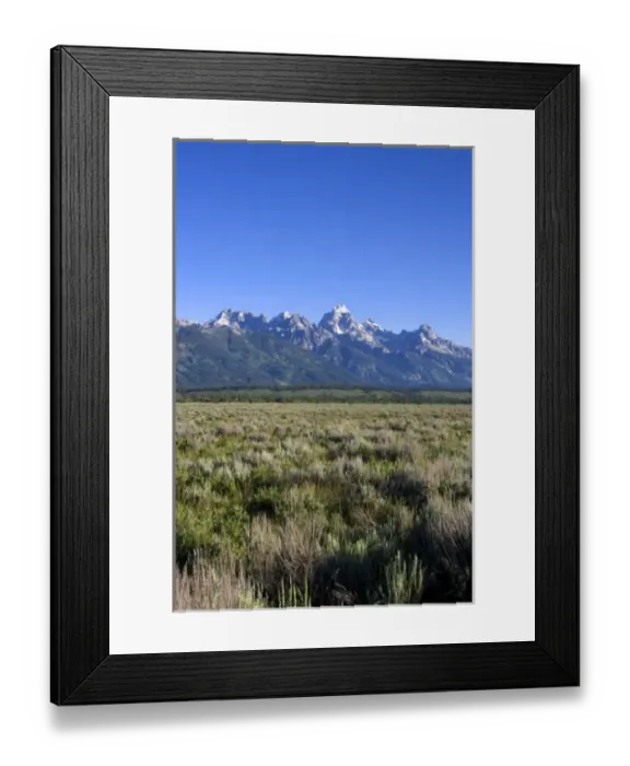 Framed Print : Teton Mountains, Wyoming Framed Print : Teton Mountains, Wyoming