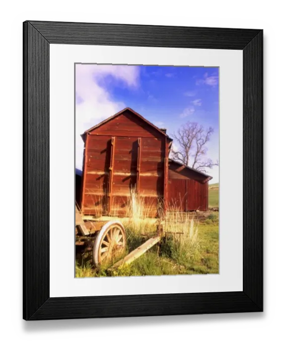Framed Print : USA, Washington, Walla Walla, barn