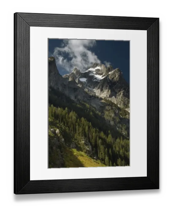 Framed Print : Clouds around the High Peak of Mount Owen, Grand Teton National Park, Wyoming, USA Framed Print : Clouds around the High Peak of Mount Owen, Grand Teton National Park, Wyoming, USA