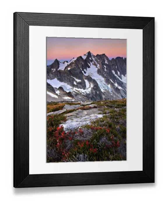 Framed Print : USA, Washington, North Cascades Nat l Park. A view of Mt. Fury in autumn on a clear morning Framed Print : USA, Washington, North Cascades Nat l Park. A view of Mt. Fury in autumn on a clear morning