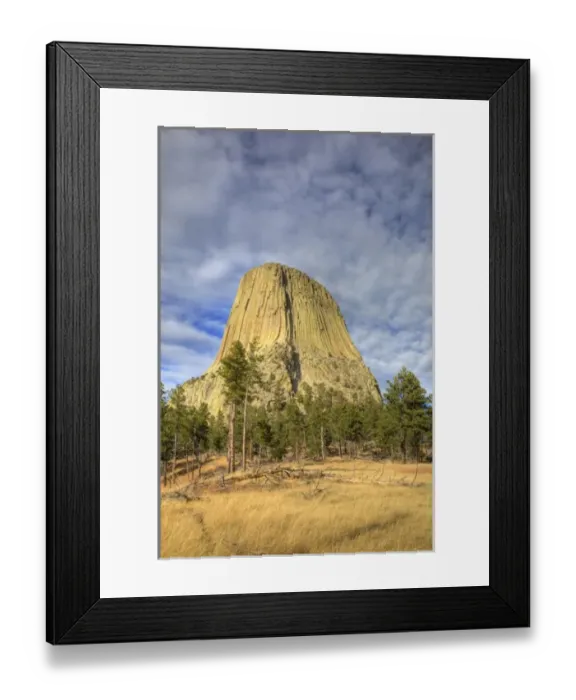 Framed Print : WY, Devils Tower National Monument Framed Print : WY, Devils Tower National Monument