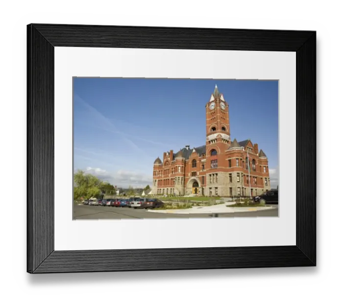 Framed Print : Courthouse in Port Townsend, WA Framed Print : Courthouse in Port Townsend, WA