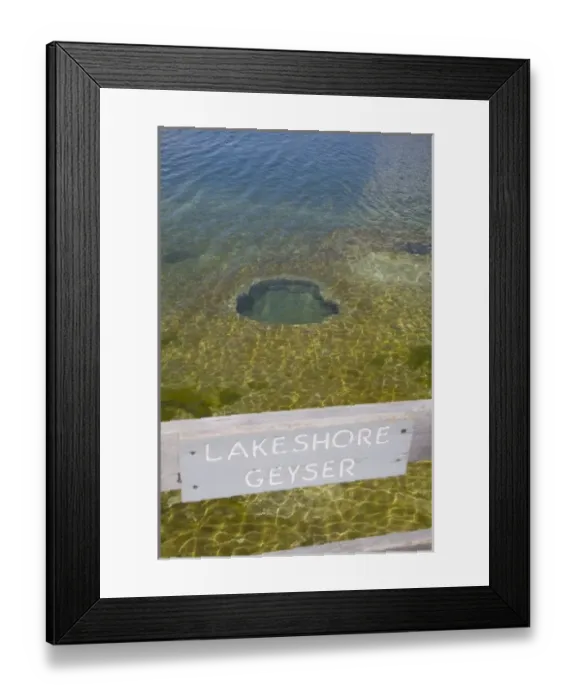 Framed Print : WY, Yellowstone National Park, West Thumb Geyser Basin, on the shore of Yellowstone Lake Framed Print : WY, Yellowstone National Park, West Thumb Geyser Basin, on the shore of Yellowstone Lake