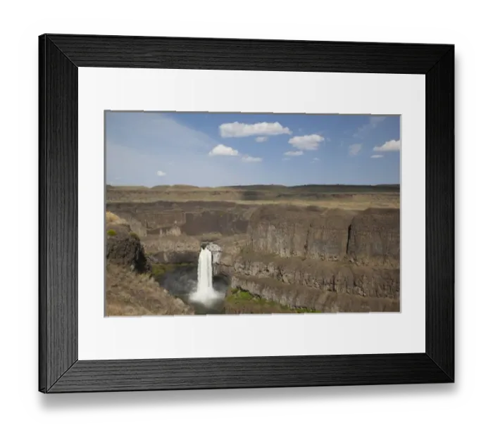 Framed Print : WA, Palouse Falls State Park, Palouse Falls, 190 falls from Palouse River Framed Print : WA, Palouse Falls State Park, Palouse Falls, 190 falls from Palouse River