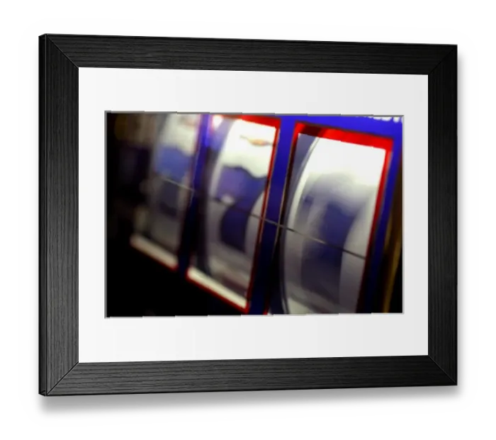 Framed Print : Mexico cruise. Princess Cruises Dawn Princess casino, slot machines