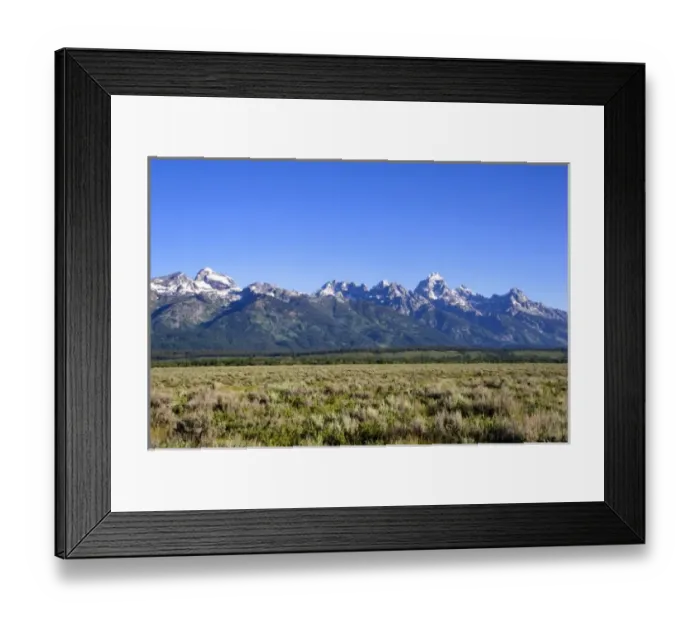Framed Print : Teton Mountains, Wyoming Framed Print : Teton Mountains, Wyoming