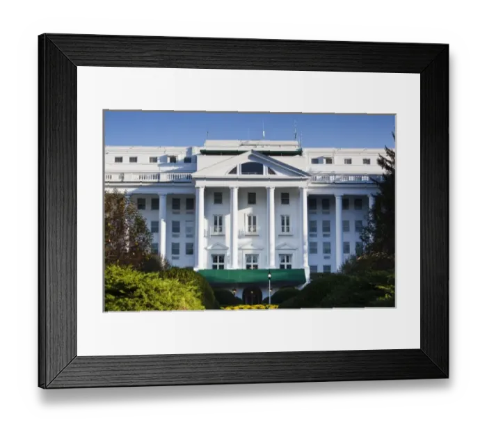 Framed Print : USA, West Virginia, White Sulphur Springs. The Greenbrier Resort Framed Print : USA, West Virginia, White Sulphur Springs. The Greenbrier Resort
