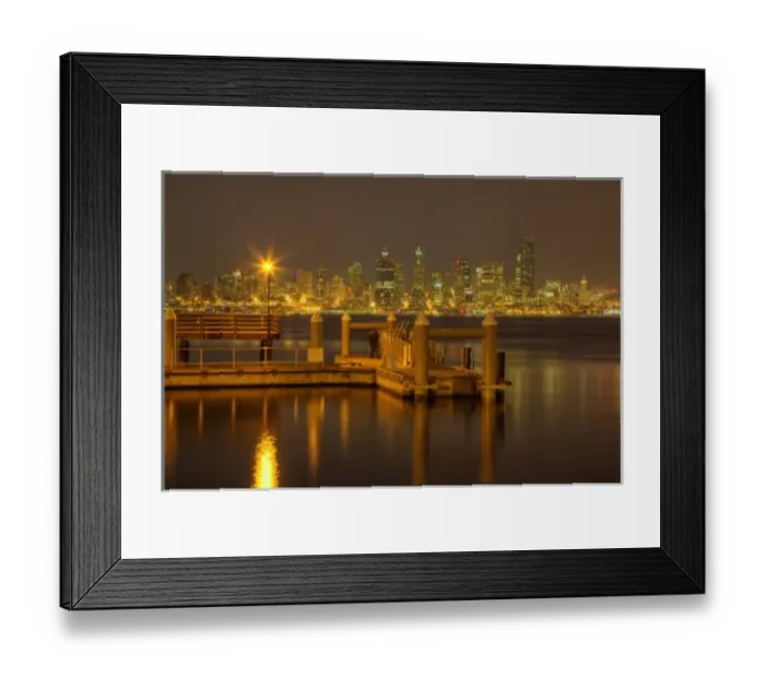 Framed Print : WA, Seattle, Seattle skyline and Elliott Bay from West Seattle Framed Print : WA, Seattle, Seattle skyline and Elliott Bay from West Seattle