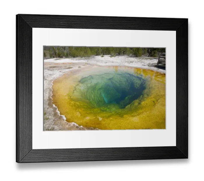 Framed Print : Unknown. WY, Yellowstone National Park, Upper Geyser Basin, Morning Glory Pool Framed Print : Unknown. WY, Yellowstone National Park, Upper Geyser Basin, Morning Glory Pool