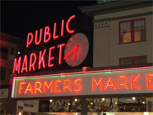 Washington, Seattle. Pikes Place Market