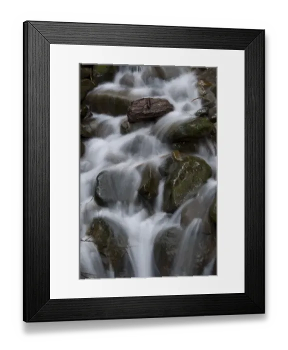 Framed Print : Creek Detail on Sol Duc Falls Trail, Olympic National Park, Washington, US