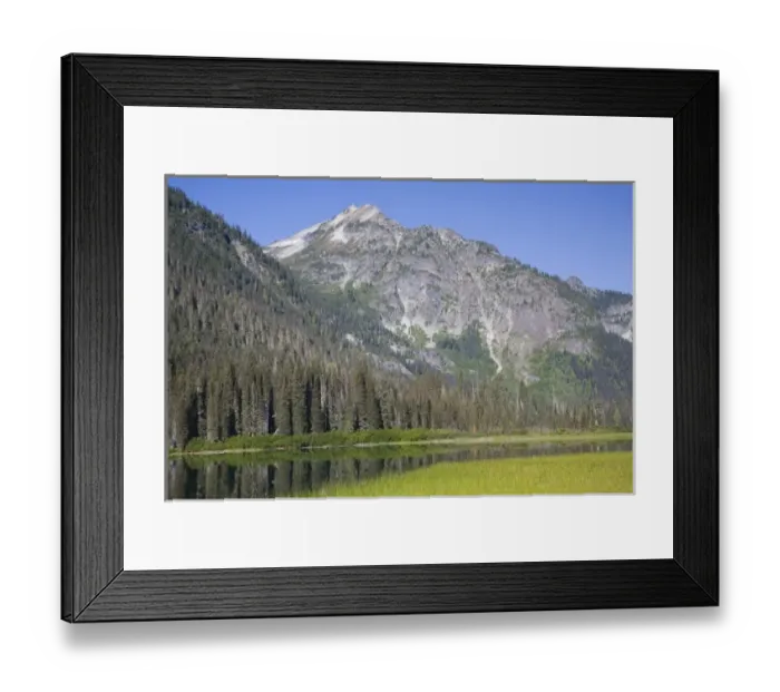 Framed Print : WA, Alpine Lakes Wilderness, Hyas Lake Framed Print : WA, Alpine Lakes Wilderness, Hyas Lake