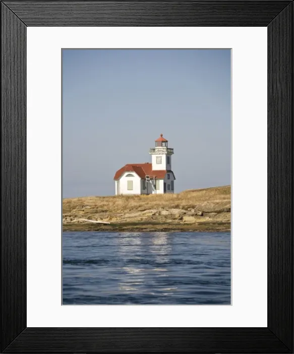 Framed Print : USA, Washington State, Patos Island. United States Coast Guard Light Station Framed Print : USA, Washington State, Patos Island. United States Coast Guard Light Station