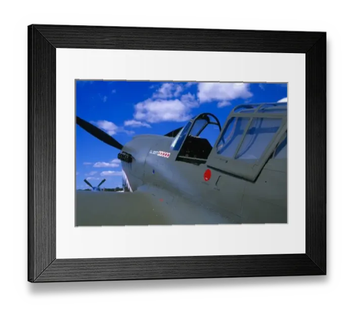 Framed Print : Curtiss P-40 Warhawk on the ground Framed Print : Curtiss P-40 Warhawk on the ground