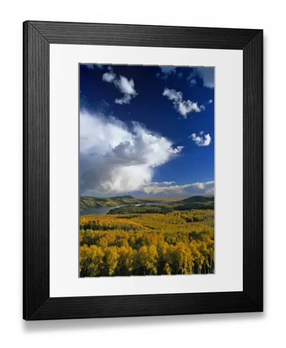 Framed Print : Fremont Lake near Pinedale Wyoming