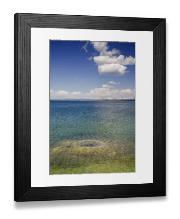 Framed Print : WY, Yellowstone National Park, West Thumb Geyser Basin, on the shore of Yellowstone Lake Framed Print : WY, Yellowstone National Park, West Thumb Geyser Basin, on the shore of Yellowstone Lake