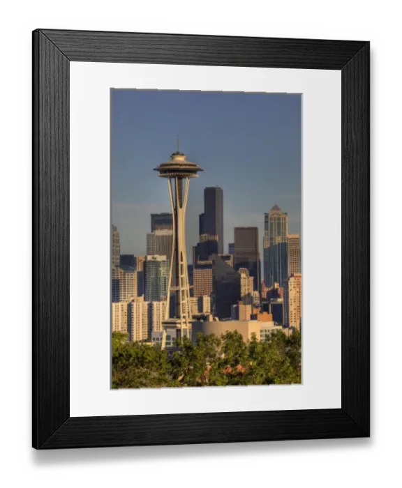 Framed Print : WA, Seattle, skyline from Kerry Park Framed Print : WA, Seattle, skyline from Kerry Park