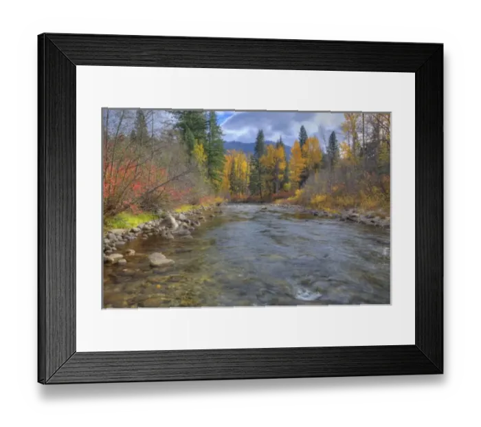 Framed Print : WA, Wenatchee National Forest, Nason Creek