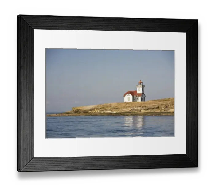 Framed Print : USA, Washington State, Patos Island. United States Coast Guard Light Station Framed Print : USA, Washington State, Patos Island. United States Coast Guard Light Station