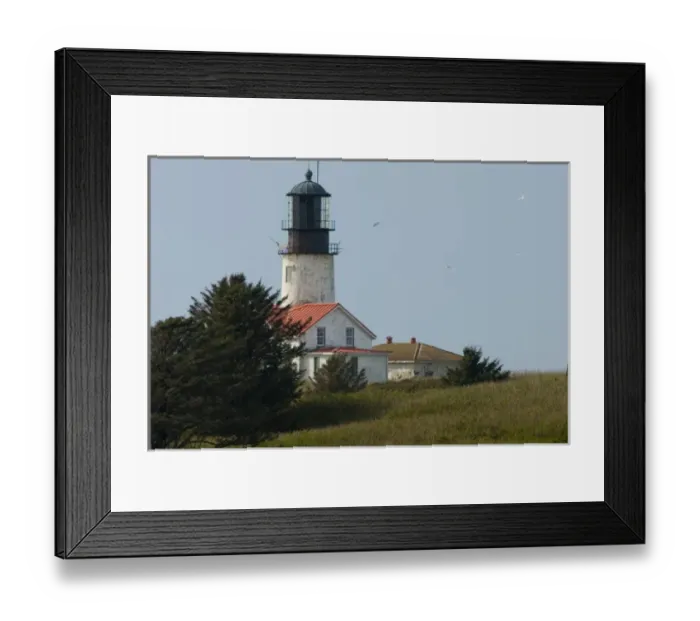 Framed Print : Cape Flattery lighthouse on Tatoosh Island northwesternmost point of continental US