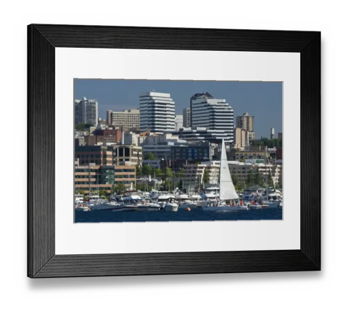 Framed Print : WA, Seattle, Lake Union, 4th of July Framed Print : WA, Seattle, Lake Union, 4th of July
