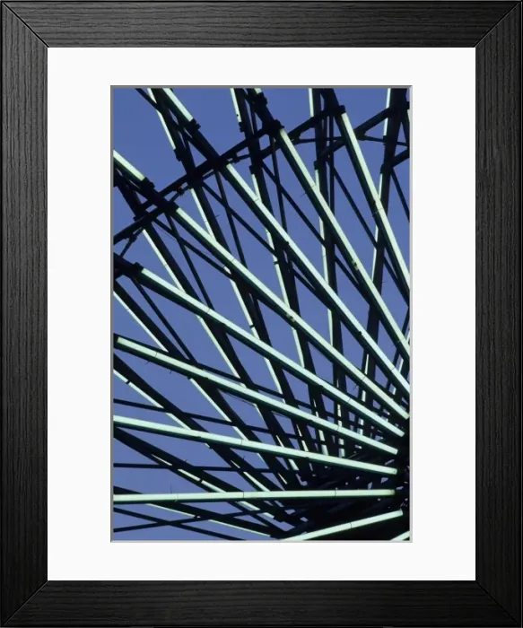 Framed Print : Ferris wheel (detail) at Puyallup Fair, Washington, United States