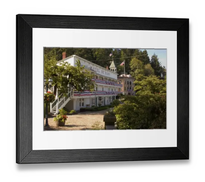 Framed Print : USA, Washington State, San Juan Islands, Roche Harbor, Hotel De Haro Framed Print : USA, Washington State, San Juan Islands, Roche Harbor, Hotel De Haro