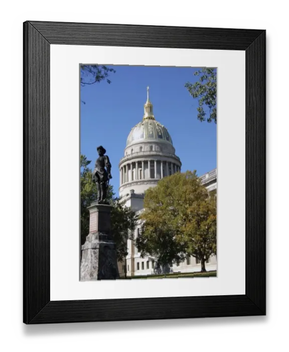 Framed Print : West Virginia, Charleston. West Virginia State Capitol Framed Print : West Virginia, Charleston. West Virginia State Capitol