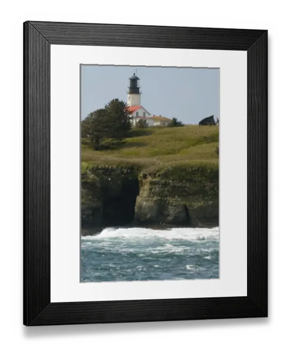 Framed Print : Cape Flattery lighthouse on Tatoosh Island northwesternmost point of continental US Framed Print : Cape Flattery lighthouse on Tatoosh Island northwesternmost point of continental US