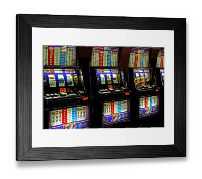 Framed Print : Mexico cruise. Princess Cruises Dawn Princess casino - Slot machines Framed Print : Mexico cruise. Princess Cruises Dawn Princess casino - Slot machines
